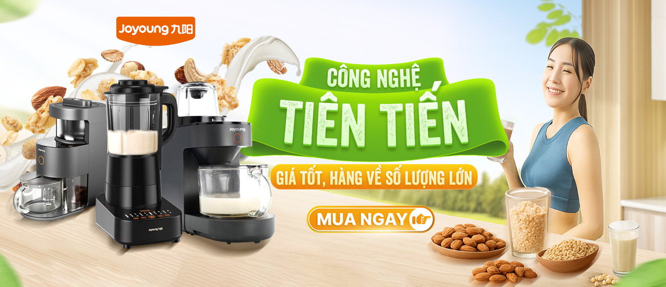 NÂNG TẦM TRẢI NGHIỆM VỚI MÁY LÀM SỮA HẠT JOYOUNG